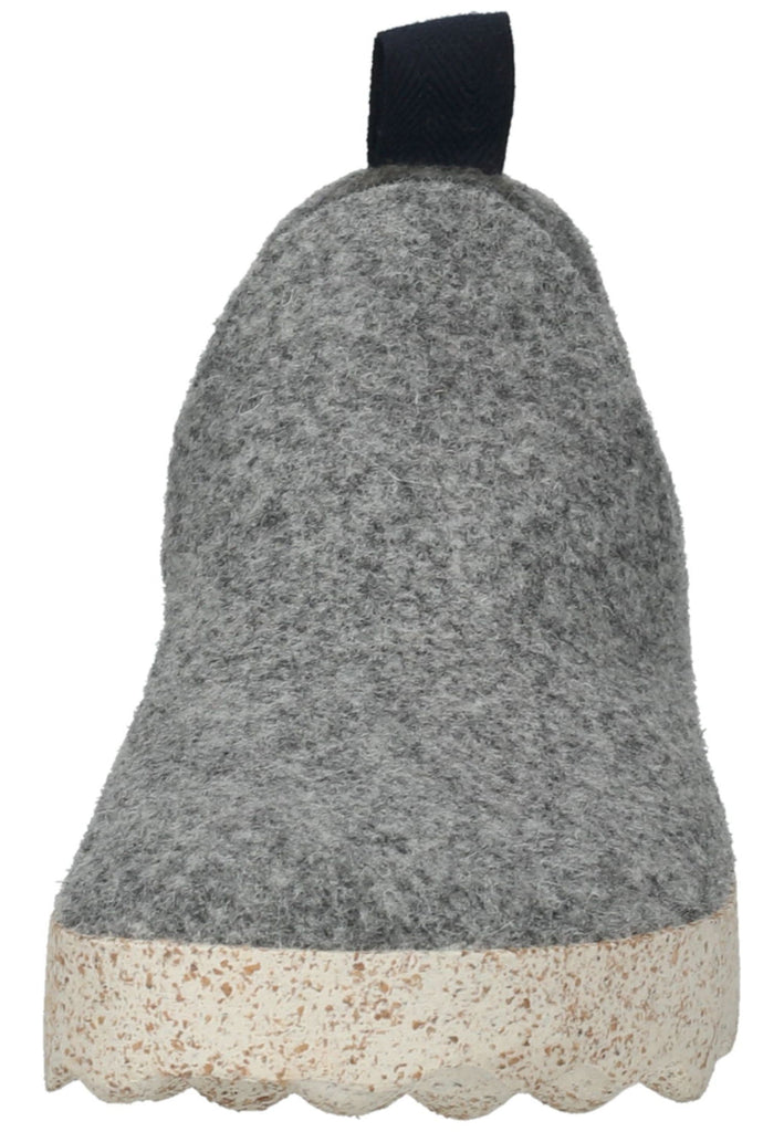 ASPORTUGUESAS Hausschuhe Filz Grau