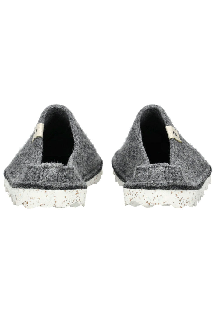 ASPORTUGUESAS Hausschuhe Filz Grau
