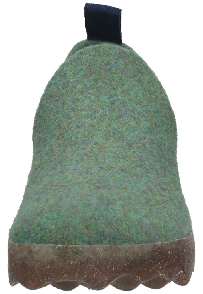 ASPORTUGUESAS Hausschuhe Filz Grün