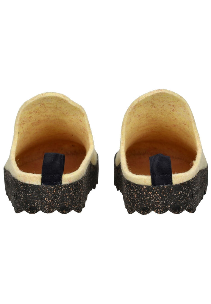 ASPORTUGUESAS Hausschuhe Filz Hellgelb