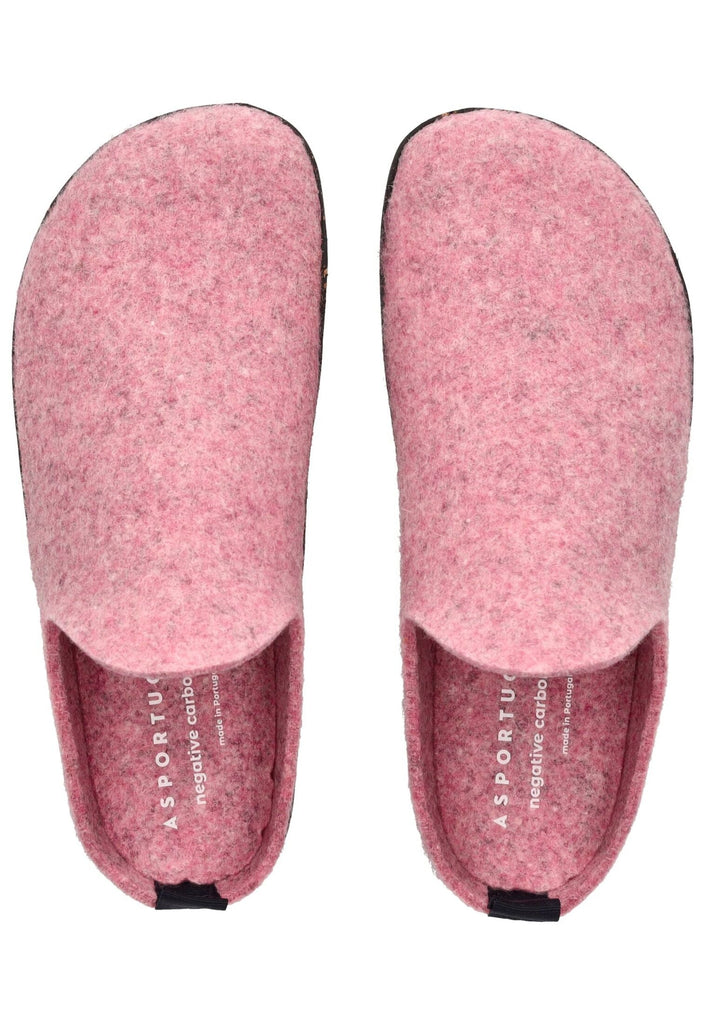 ASPORTUGUESAS Hausschuhe Filz Hellpink