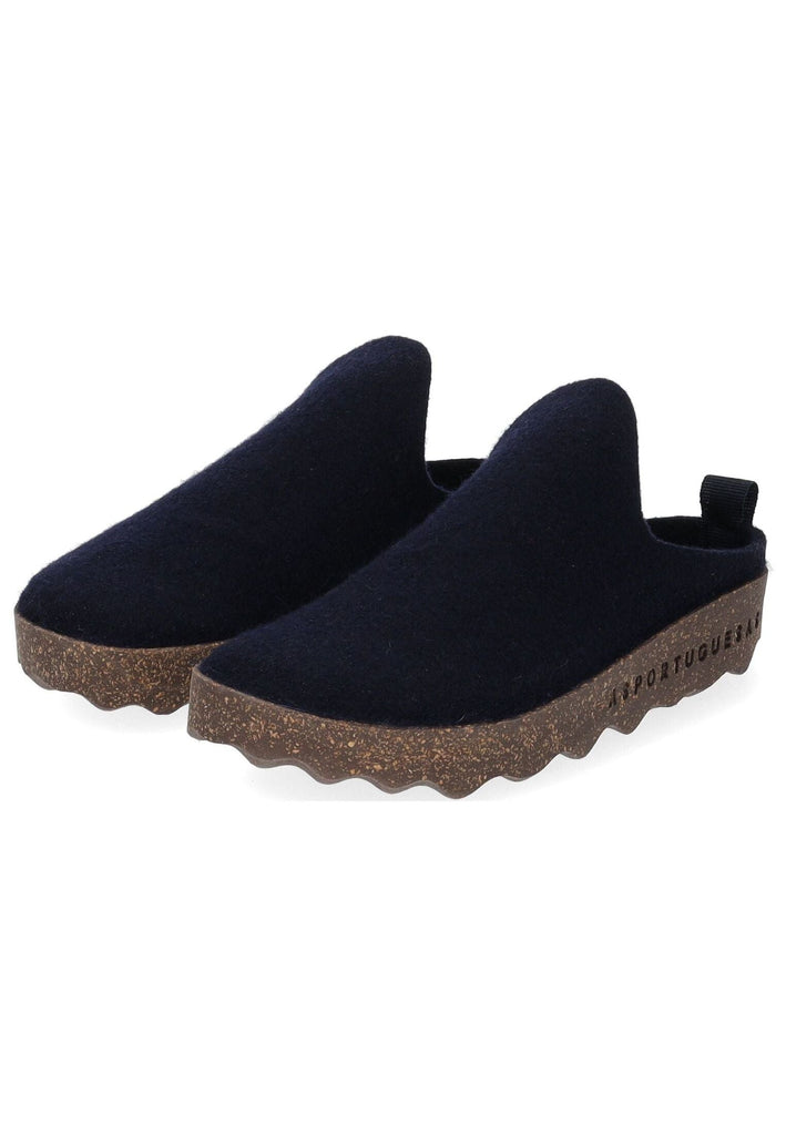 ASPORTUGUESAS Hausschuhe Filz Navy