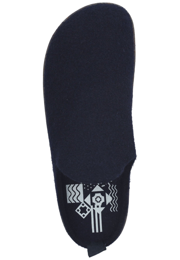 ASPORTUGUESAS Hausschuhe Filz Navy