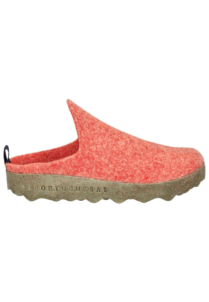 ASPORTUGUESAS Hausschuhe Filz Orange