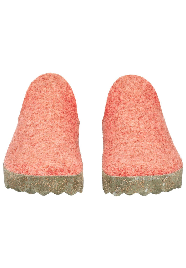 ASPORTUGUESAS Hausschuhe Filz Orange