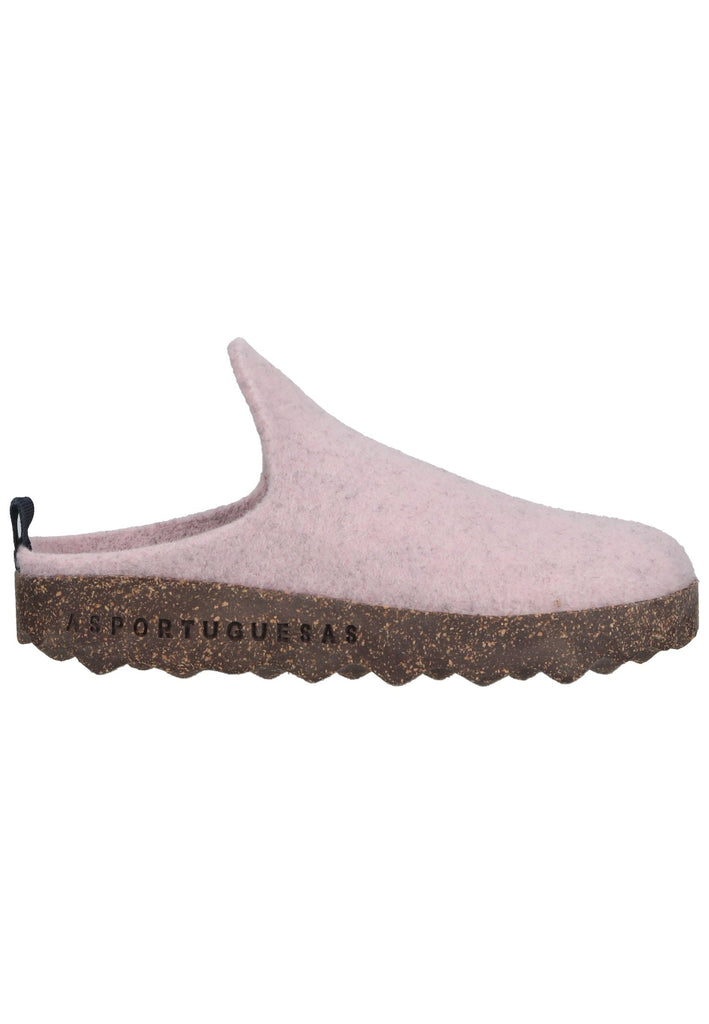 ASPORTUGUESAS Hausschuhe Filz Pink