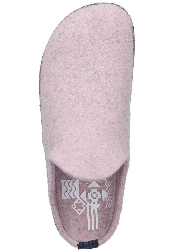 ASPORTUGUESAS Hausschuhe Filz Pink