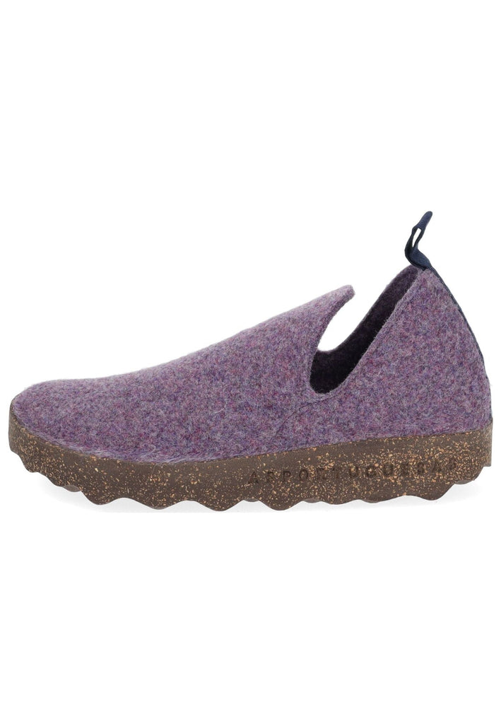 ASPORTUGUESAS Hausschuhe Filz Purple