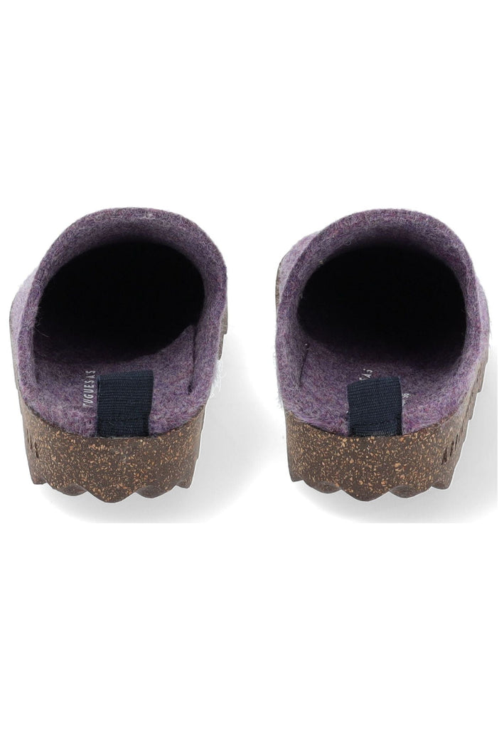 ASPORTUGUESAS Hausschuhe Filz Purple