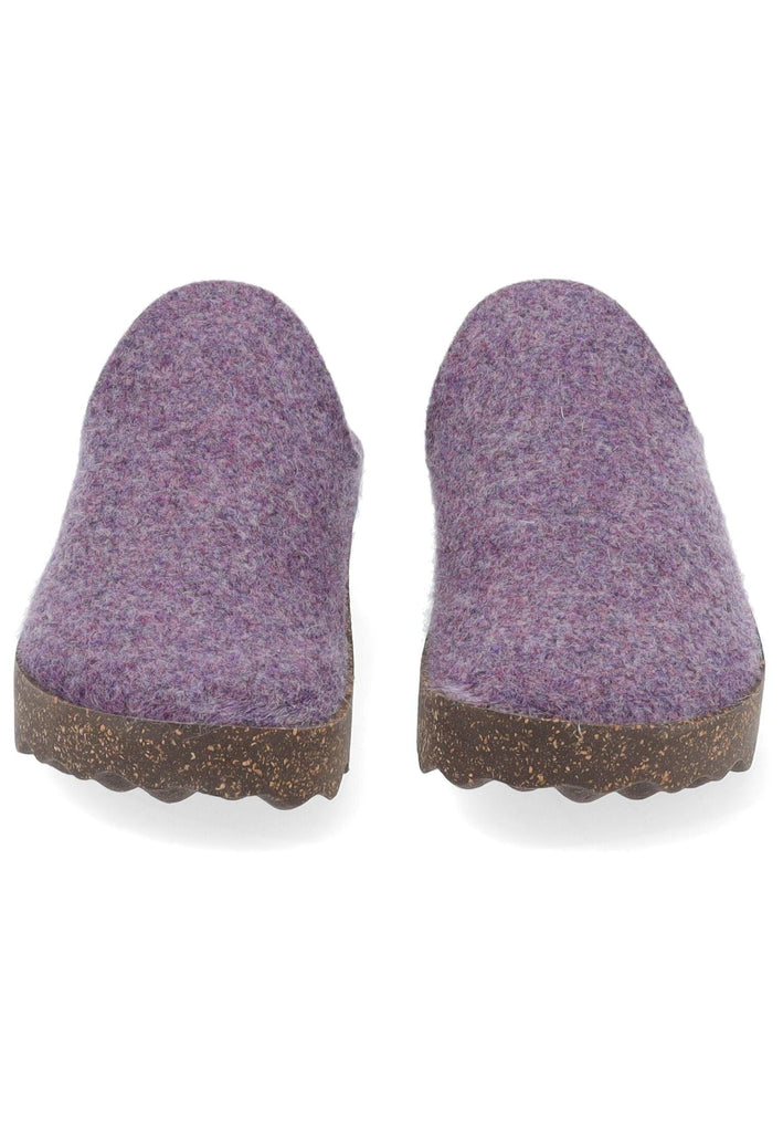 ASPORTUGUESAS Hausschuhe Filz Purple