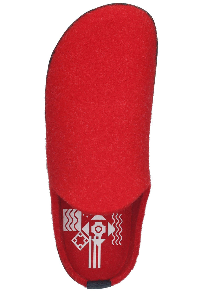 ASPORTUGUESAS Hausschuhe Filz Red
