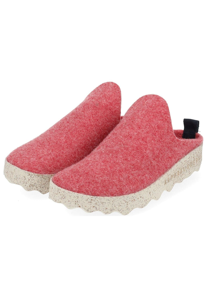 ASPORTUGUESAS Hausschuhe Filz Rot