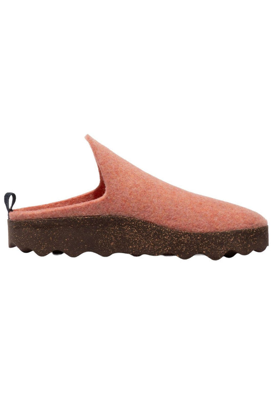 ASPORTUGUESAS Hausschuhe Filz Salmon Warmfutter