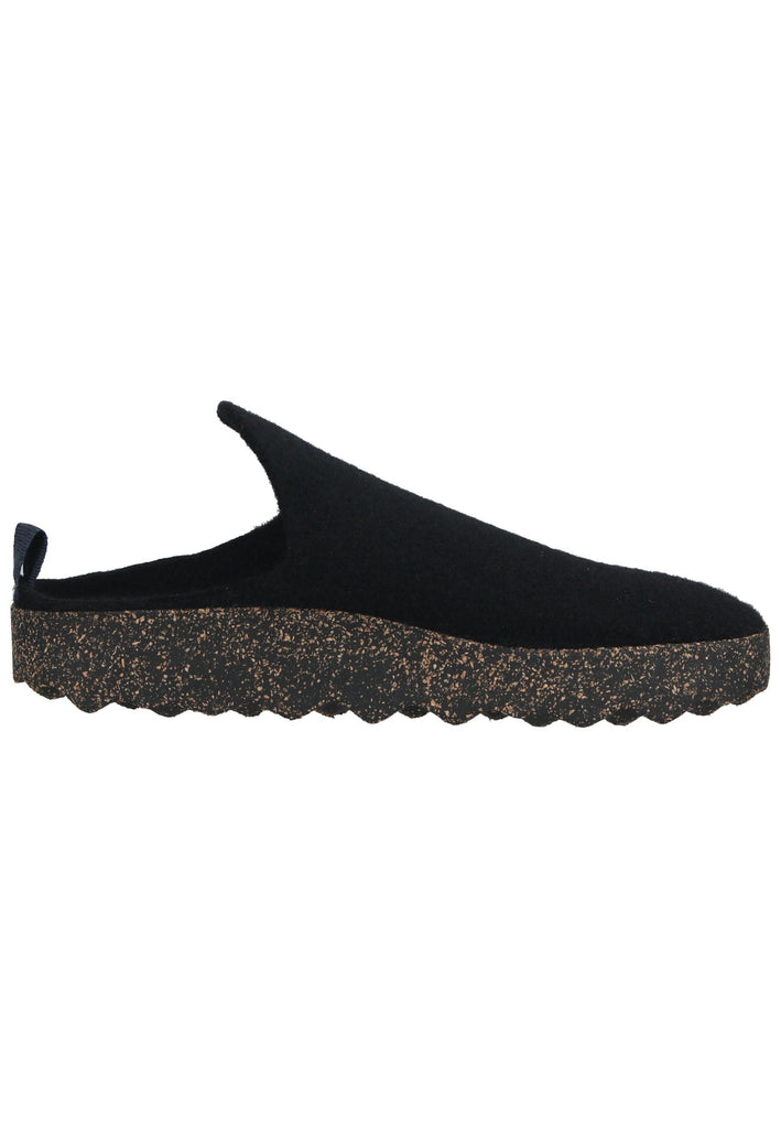 ASPORTUGUESAS Hausschuhe Filz Schwarz