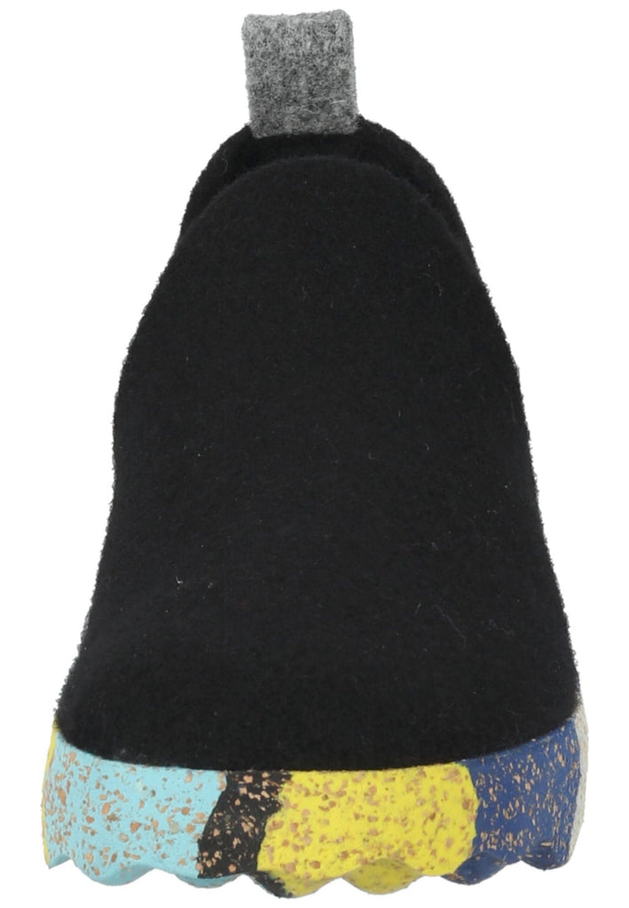 ASPORTUGUESAS Hausschuhe Filz Schwarz Multi