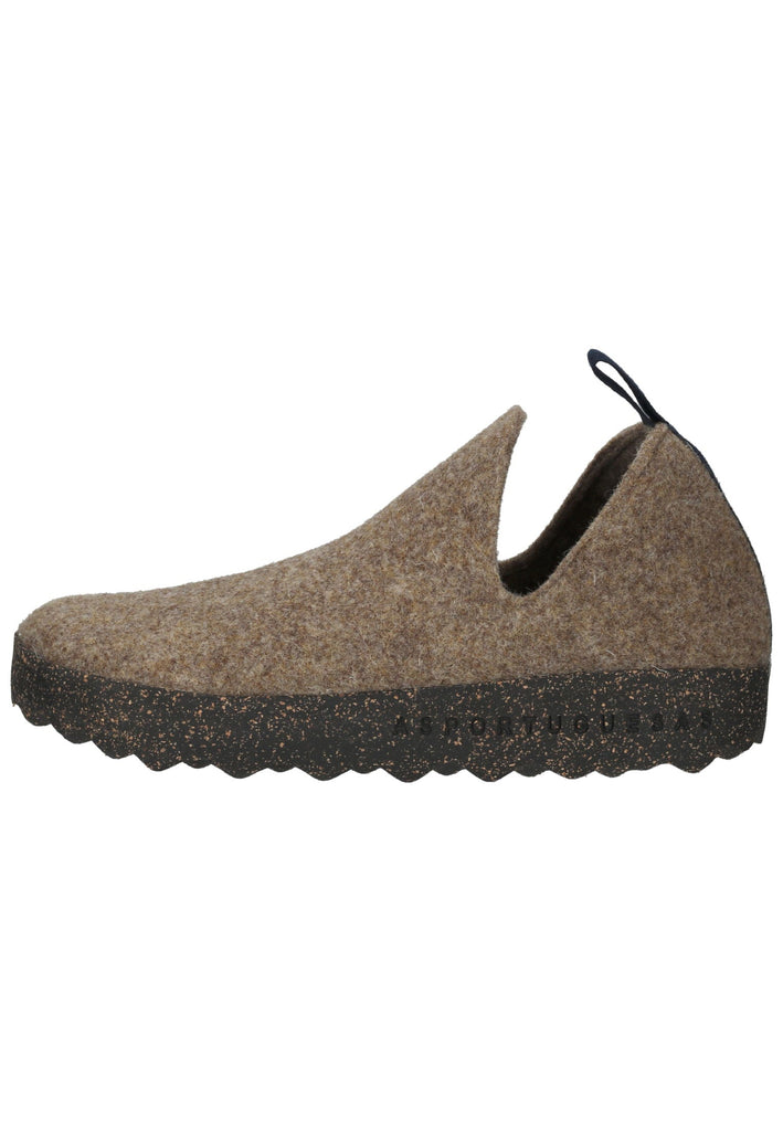 ASPORTUGUESAS Hausschuhe Filz Taupe