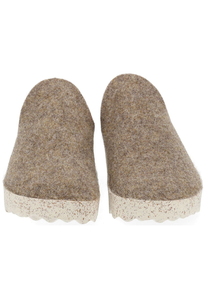 ASPORTUGUESAS Hausschuhe Filz Taupe