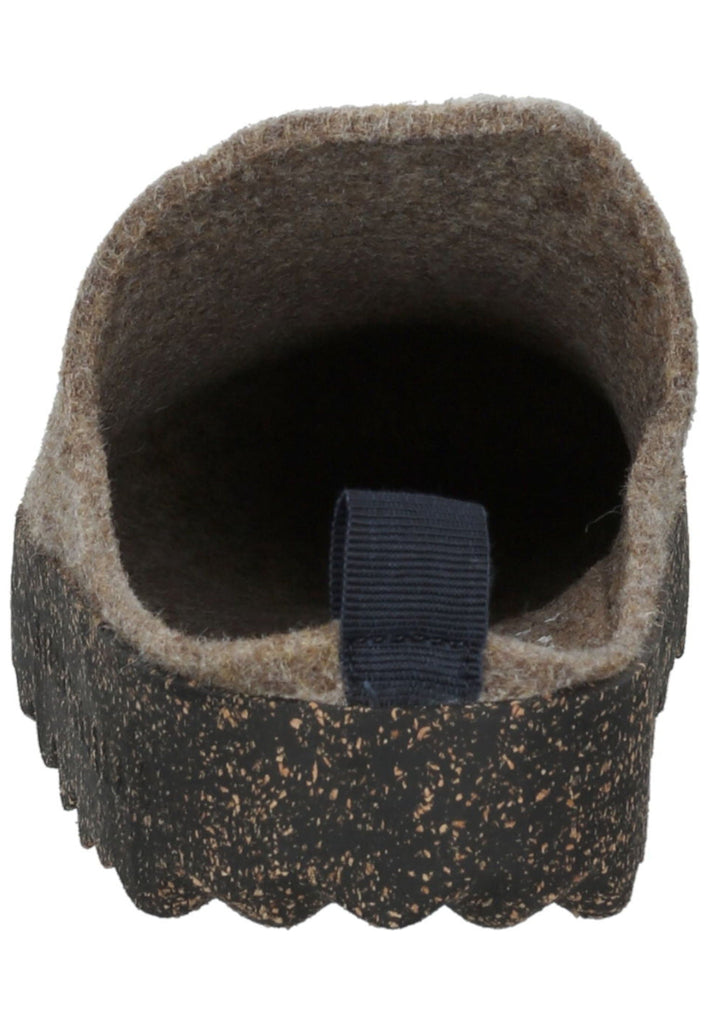 ASPORTUGUESAS Hausschuhe Filz Taupe