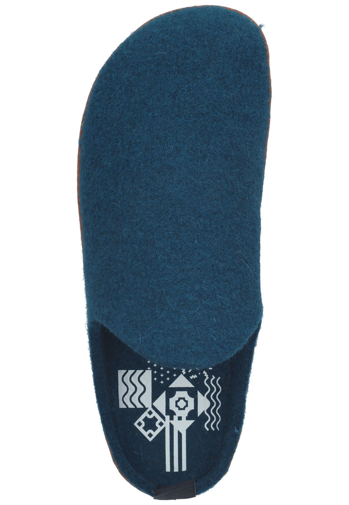 ASPORTUGUESAS Hausschuhe Filz Türkis