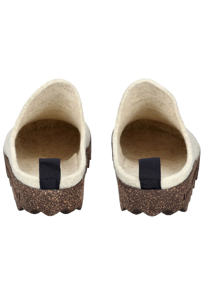 ASPORTUGUESAS Hausschuhe Filz Weiß