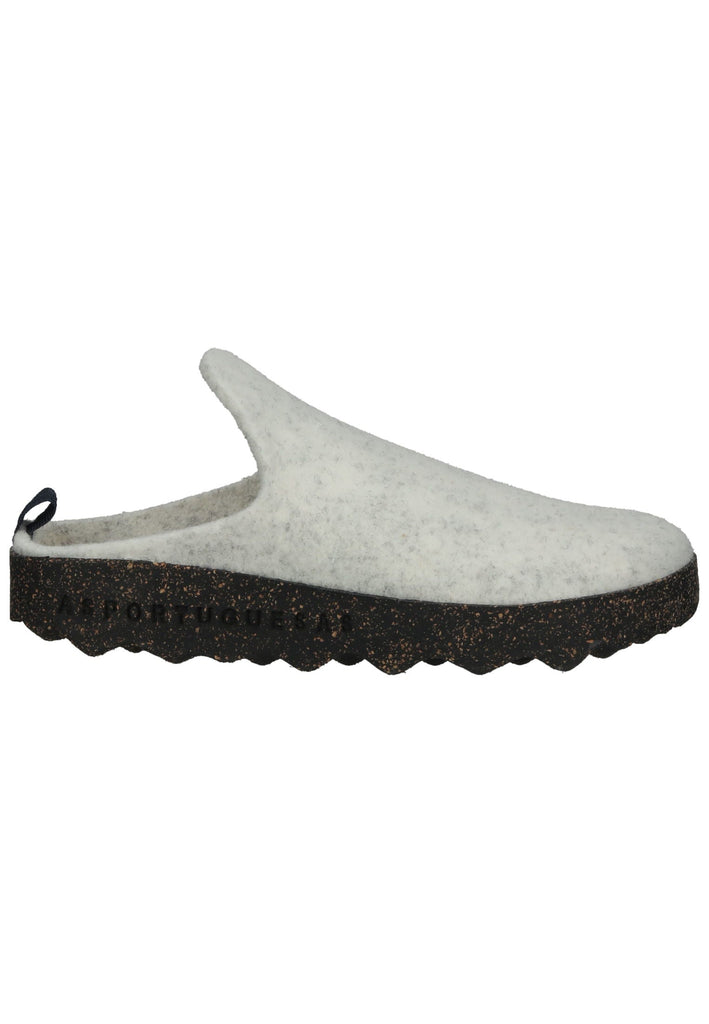 ASPORTUGUESAS Hausschuhe Filz Weiß