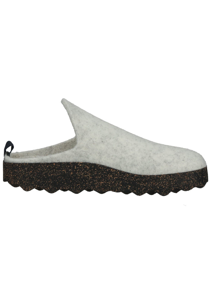 ASPORTUGUESAS Hausschuhe Filz Weiß