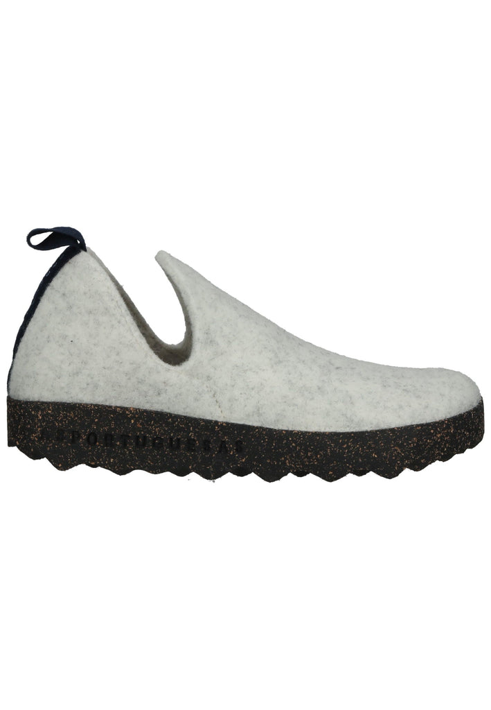 ASPORTUGUESAS Hausschuhe Filz Weiß