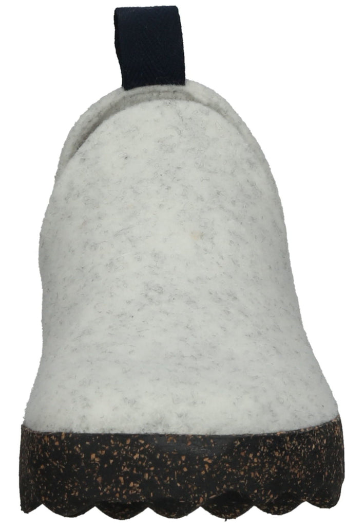ASPORTUGUESAS Hausschuhe Filz Weiß
