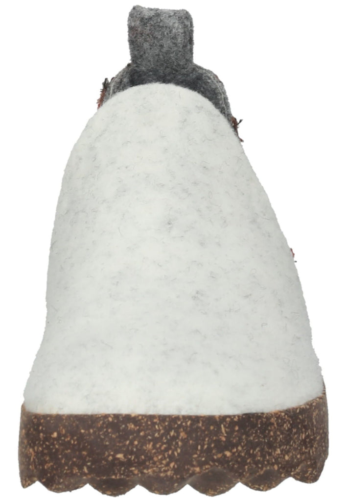 ASPORTUGUESAS Hausschuhe Filz Weiß