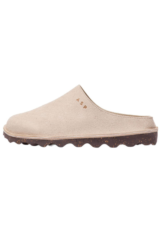 ASPORTUGUESAS Hausschuhe Lederimitat Beige