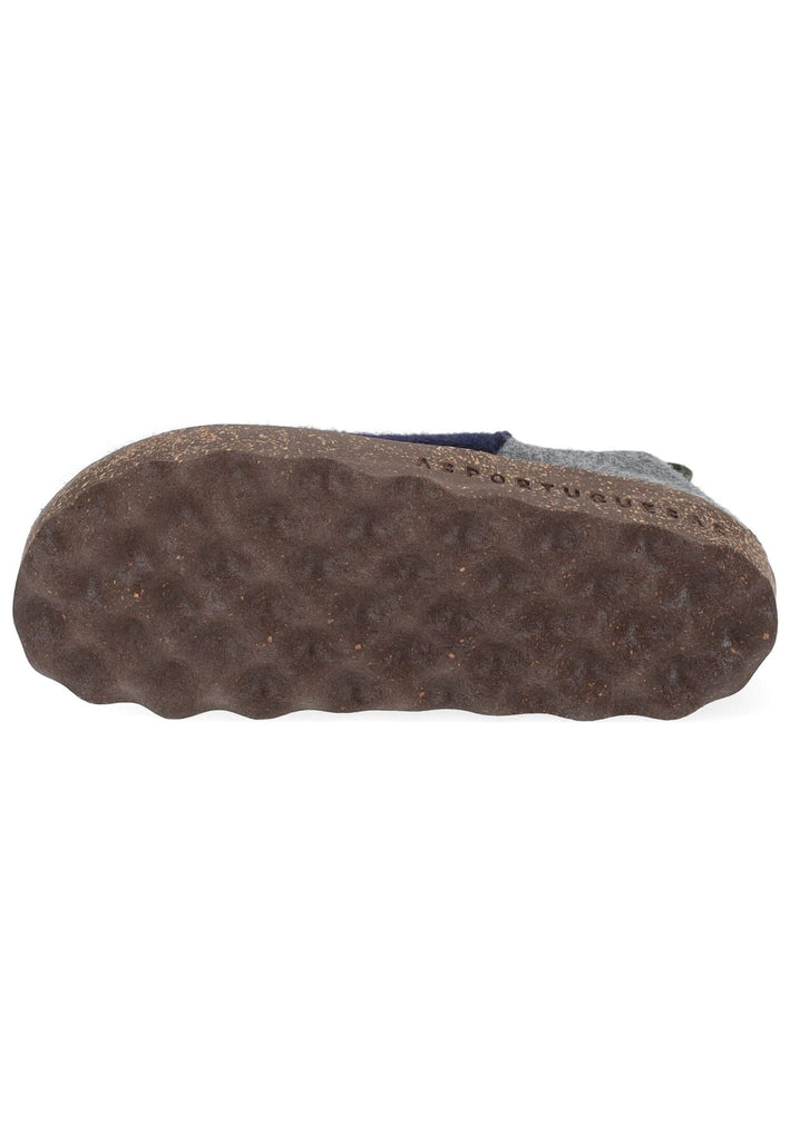 ASPORTUGUESAS Hausschuhe Textil Blau/Grau