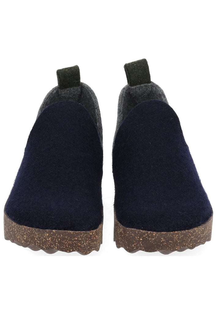 ASPORTUGUESAS Hausschuhe Textil Blau/Grau