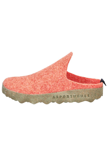 Pantoletten ASPORTUGUESAS Hausschuhe Filz Orange