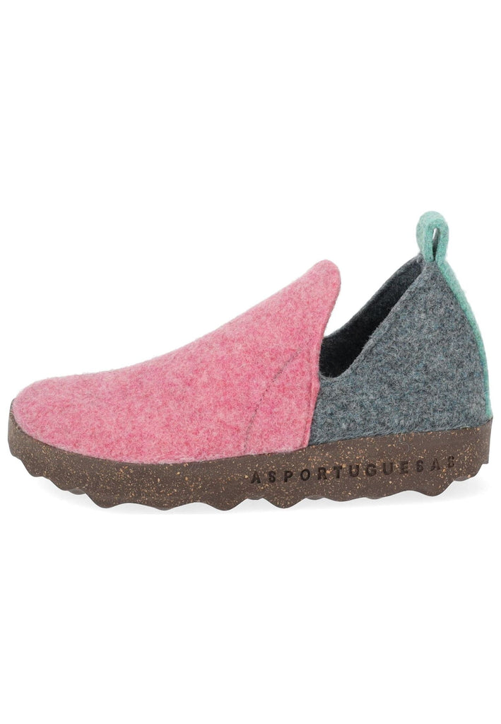 Pantoletten ASPORTUGUESAS Hausschuhe Textil Pink