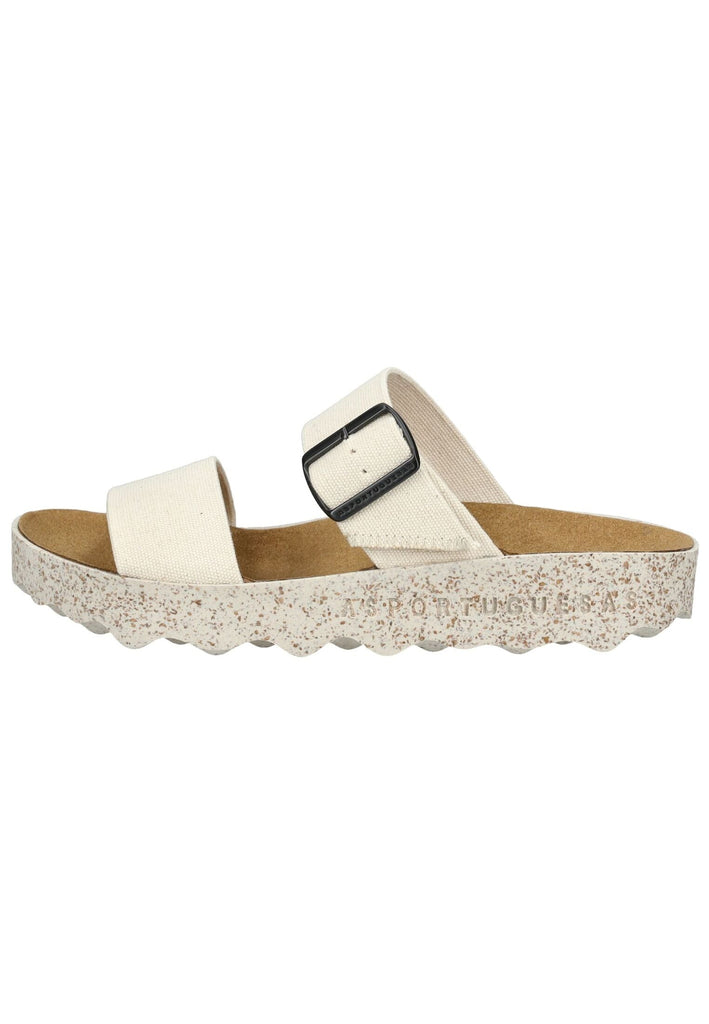 Pantoletten ASPORTUGUESAS Pantoletten Baumwolle Ivory