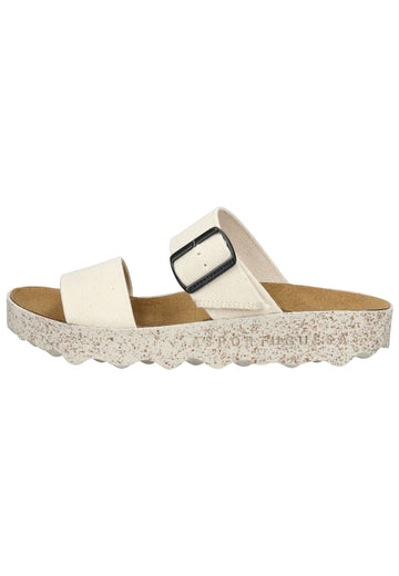 Pantoletten ASPORTUGUESAS Pantoletten Baumwolle Ivory
