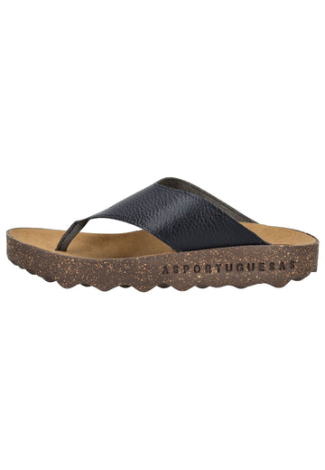 Pantoletten ASPORTUGUESAS Pantoletten Leder Navy
