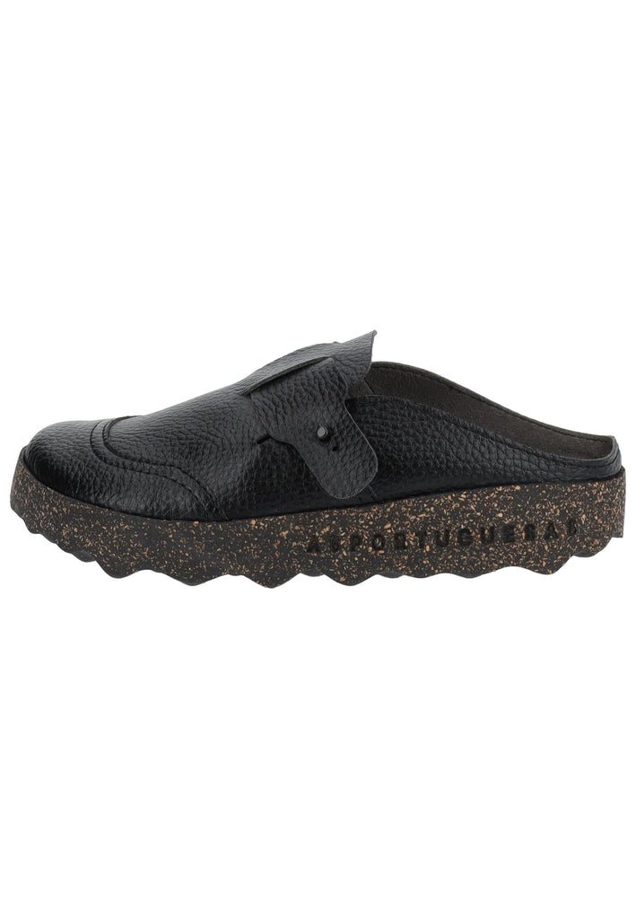 Pantoletten ASPORTUGUESAS Pantoletten Leder Schwarz