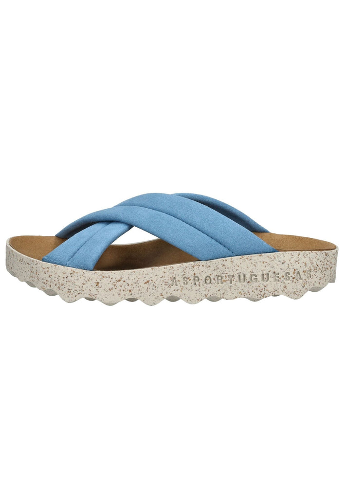 Pantoletten ASPORTUGUESAS Pantoletten Lederimitat Denim