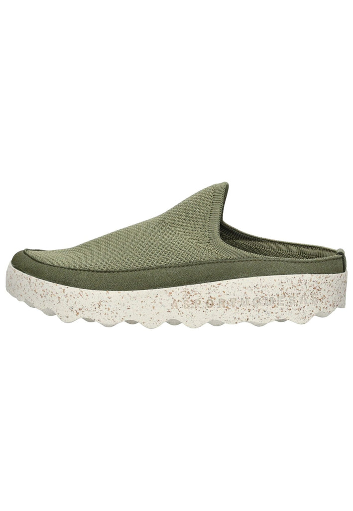 Pantoletten ASPORTUGUESAS Pantoletten Textil Olive