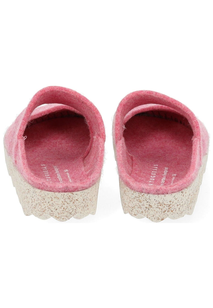 ASPORTUGUESAS Pantoletten Filz Pink