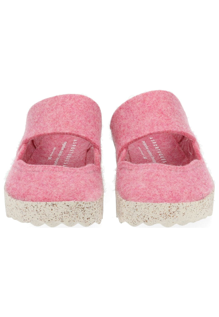 ASPORTUGUESAS Pantoletten Filz Pink