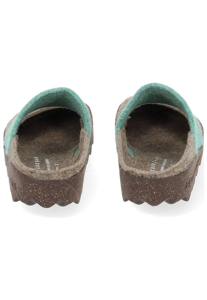ASPORTUGUESAS Pantoletten Filz Taupe