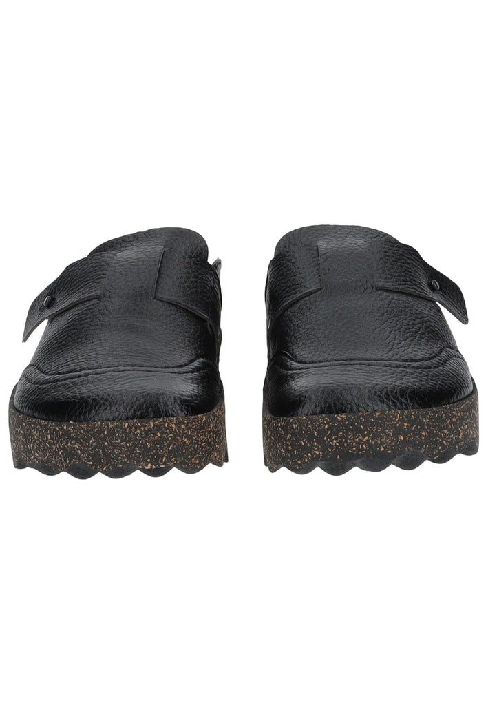 ASPORTUGUESAS Pantoletten Leder Schwarz