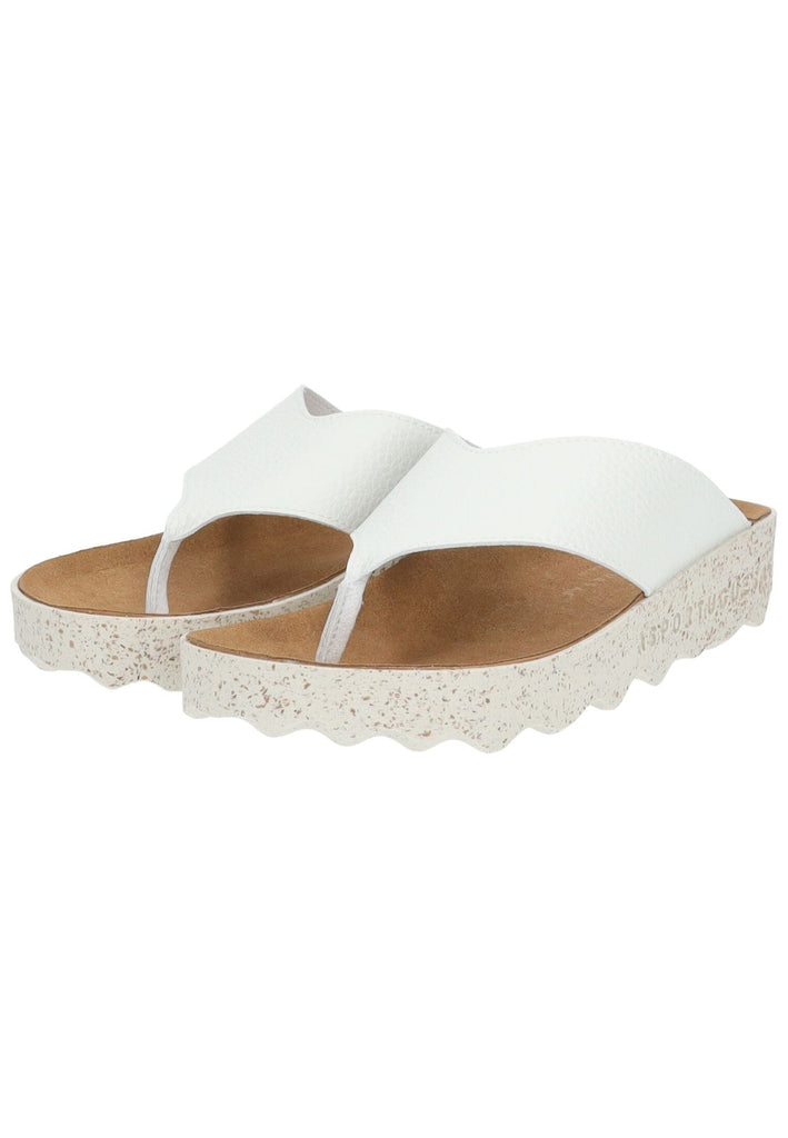 ASPORTUGUESAS Pantoletten Leder White