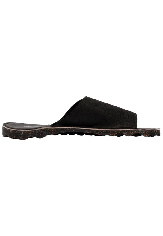 ASPORTUGUESAS Pantoletten Lederimitat Black