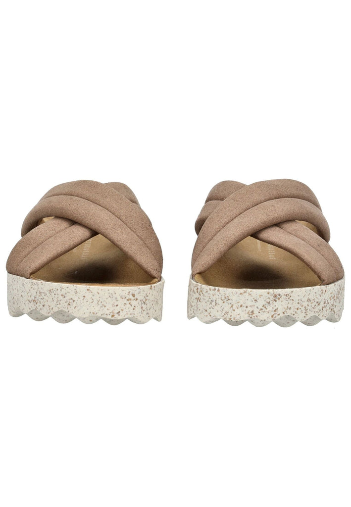 ASPORTUGUESAS Pantoletten Lederimitat Toffee