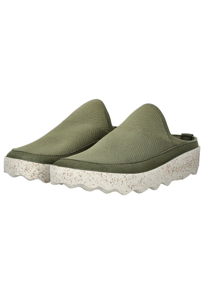 ASPORTUGUESAS Pantoletten Textil Olive