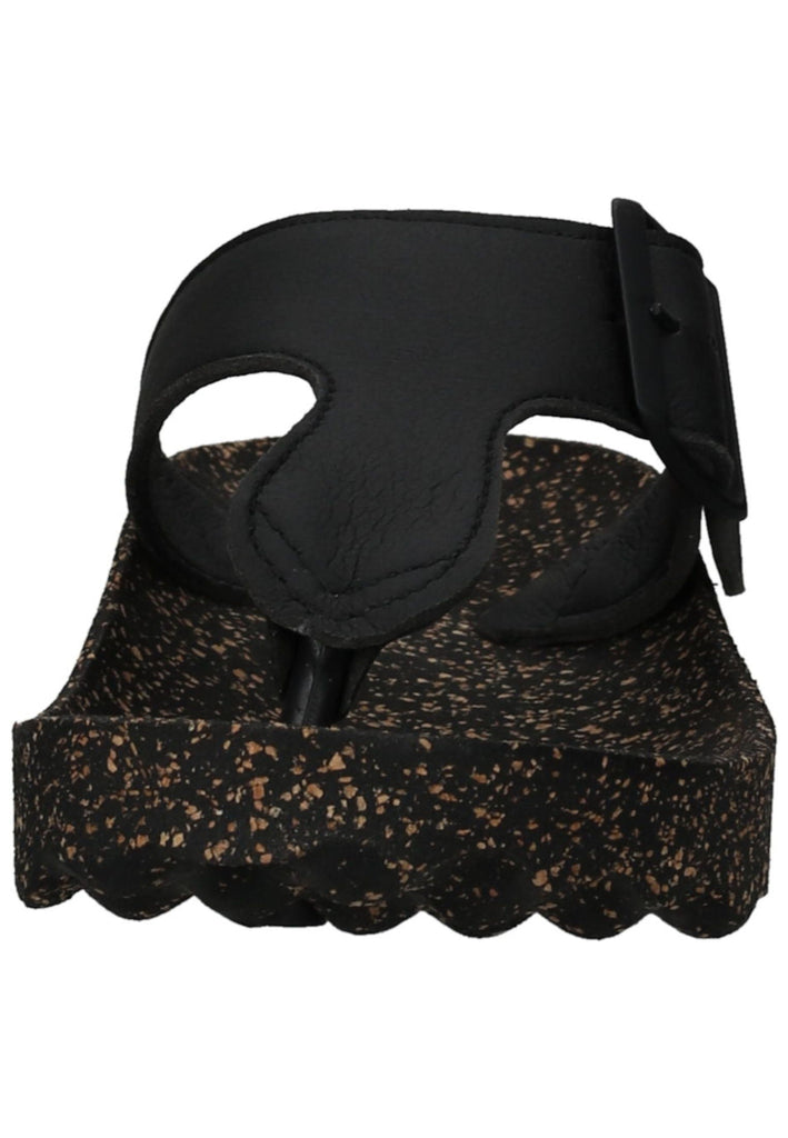 ASPORTUGUESAS Pantoletten Textil Schwarz