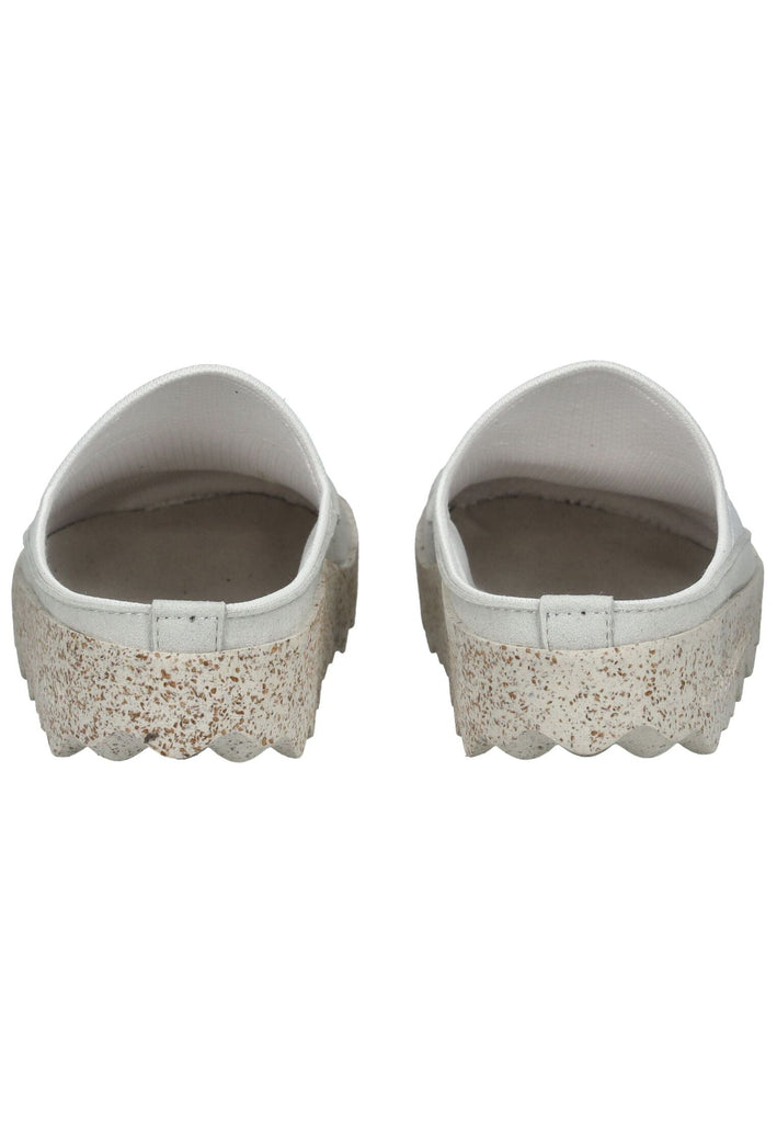 ASPORTUGUESAS Pantoletten Textil Weiß